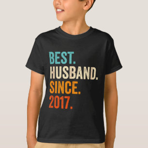 T-shirt Mari depuis 2017 8e Mariage
