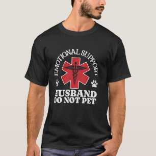 T-shirt Mari émotionnel Ne pas caresser idée drôle