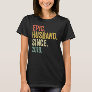 T-shirt Mari épopé depuis 2019 4 ans 4e anniversaire Maria