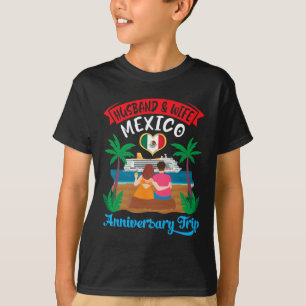 T-shirt Mari et femme au Mexique Croisière de voyage d'ann