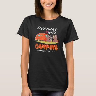 T-shirt Mari Et Femme Camping Partenaires Pour La Vie Pare