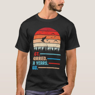 T-shirt Mari Et Femme Mariée Il Y A 30 Ans Mariage S