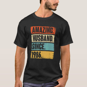 T-shirt Mari Extraordinaire depuis 1986 Vintage 36 Mariage