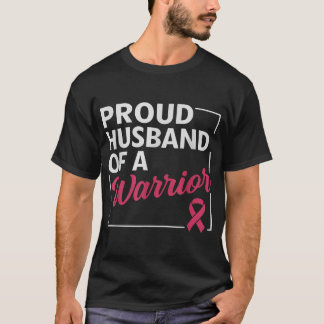 T-shirt Mari fier d'un guerrier de la sensibilisation au c