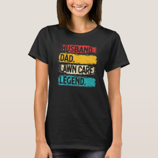 T-shirt Mari Légende De L'entretien De La Pelouse Papa Ton