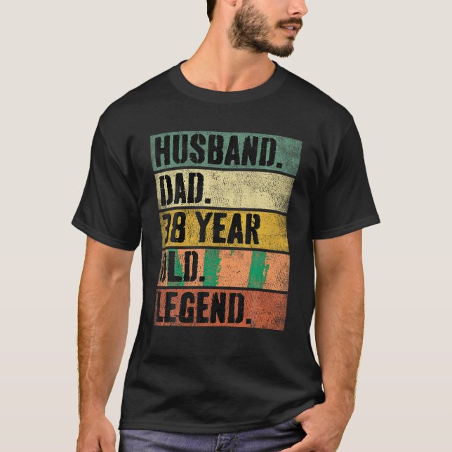 T-shirt Mari papa 38 ans légende 38ème anniversaire Fathe (Devant)