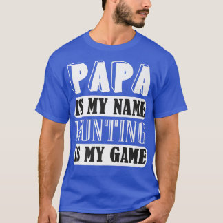 T-shirt Mari Papa Chasse Fête des pères drôle Chasse Cute 