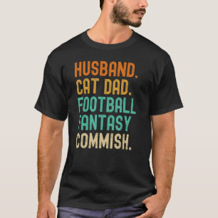 T-shirt Mari Papa de chat Commissionnaire de fantasy footb