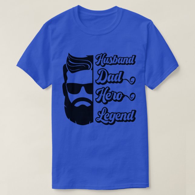 T-shirt mari papa héros légende (Design devant)