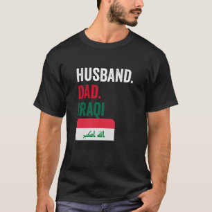 T-shirt Mari Papa Iraq Iraq Drapeau cadeau design pour