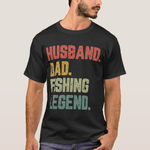 T-shirt Mari. Papa. Légende de la pêche. Père drôle.