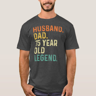 T-shirt Mari père 75 ans légende 75ème anniversaire