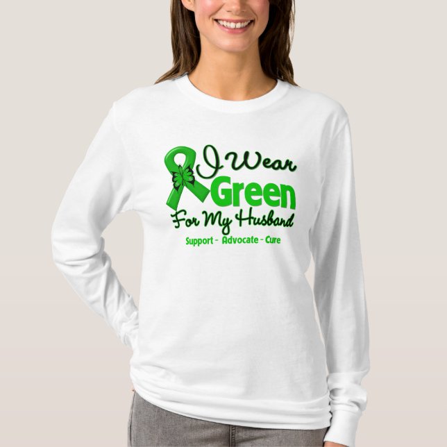 T-shirt Mari - ruban vert de conscience (Devant)