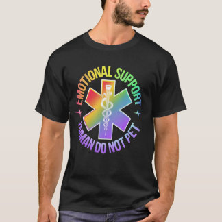 T-shirt Mari Support Émotionnel Ne Pas Caresser Drôle