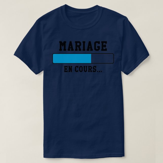 T-SHIRT MARIAGE 3 (Design devant)