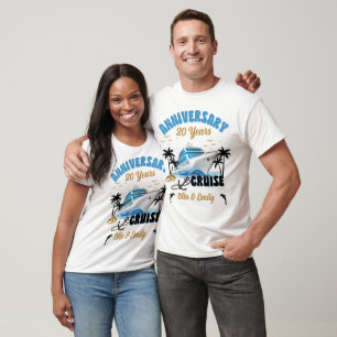 T-shirt Mariage Anniversaire Couple Cruise