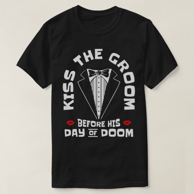 T-shirt Mariage de célibataire Jour du Jugement Dernier En (Design devant)