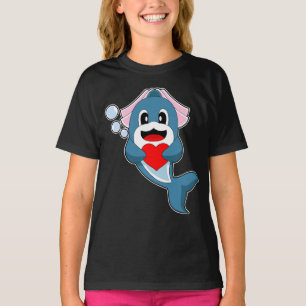 T-shirt Mariage de coeur Dolphin Bride