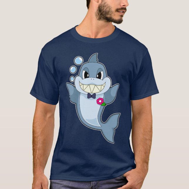 T-shirt Mariage de cravate de la chambre de requin (Devant)