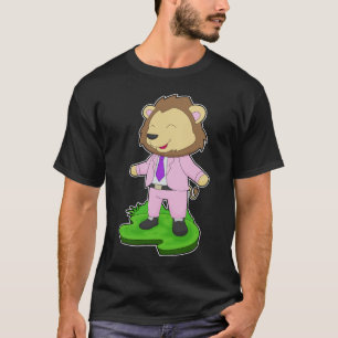T-shirt Mariage de Cravate Lion Groom