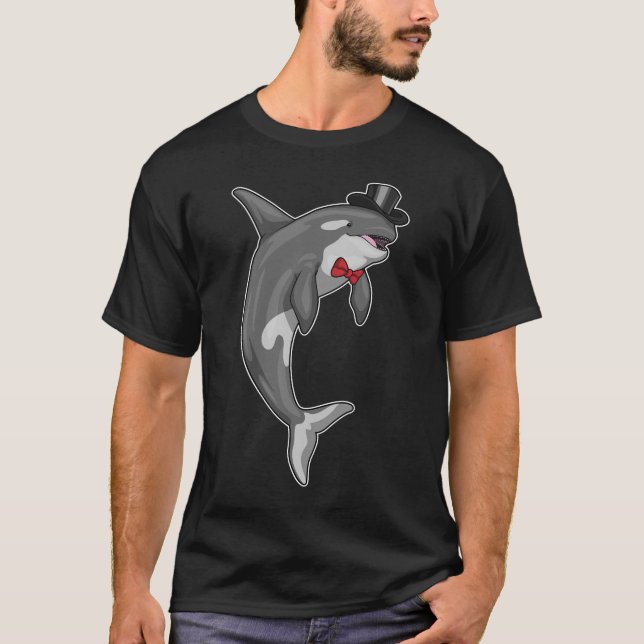 T-shirt Mariage de cylindrée Orca Groom (Devant)