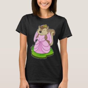 T-shirt Mariage de fleurs de mariée d'écureuil