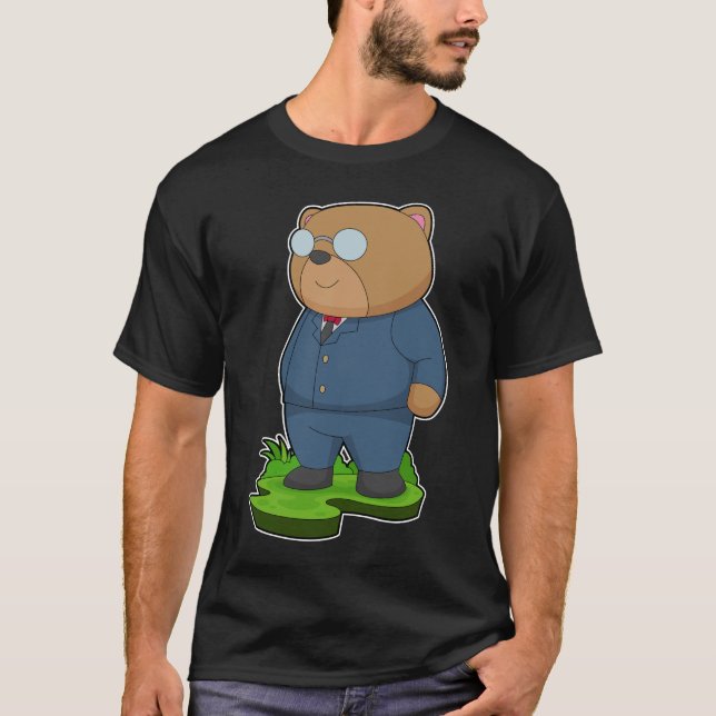 T-shirt Mariage de la combinaison de l'ours (Devant)