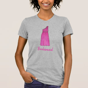 T-shirt Mariage de la fête de la mariée rose