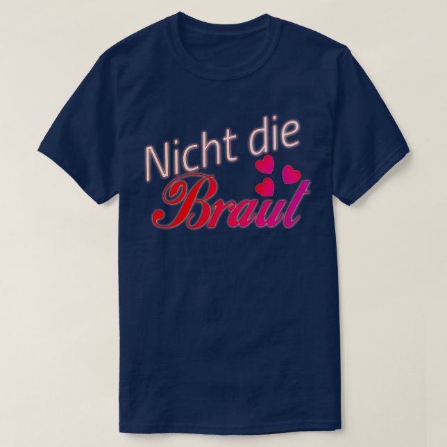 T-shirt Mariage de mariée bachelor party d'alors JGA 1 (Design devant)