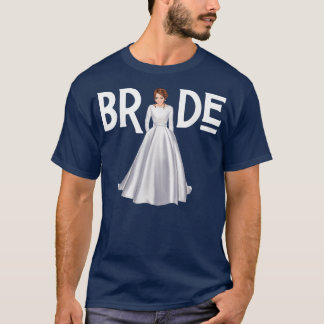 T-shirt Mariage de mariée de jour Valentines épouse amour 