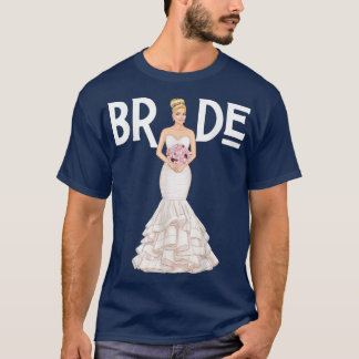 T-shirt Mariage de mariée de jour Valentines épouse amour 