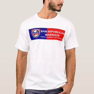 T-shirt Mariage de républicain d'interdiction