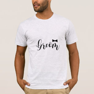T-shirt Mariage de salle Bowtie Bachelor