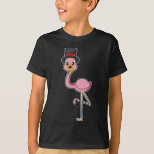 T-shirt Mariage du Mariage de Flamant rose de chambre