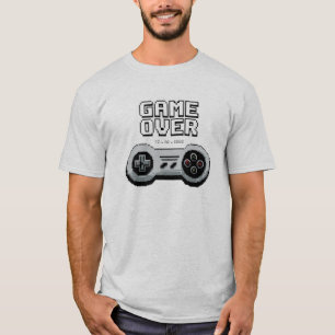 T-shirt mariage Game Over