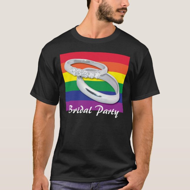 T-shirt Mariage gay lesbien (Devant)
