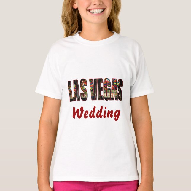 T-shirt Mariage Las Vegas (Devant)