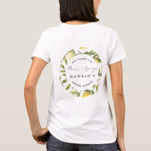 T-shirt Mariage Lemon Méditerranéen Squeeze