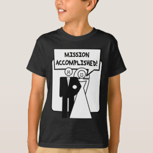T-shirt Mariage "Mission accomplie"