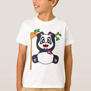 T-shirt Mariage Nœud papillon Panda Toilettage