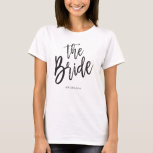 T-shirt Mariage nommé personnalisé par style de manuscrit