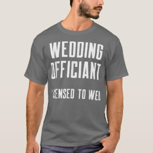 T-shirt Mariage Officiant Mer Internet Ordonné Ministre23