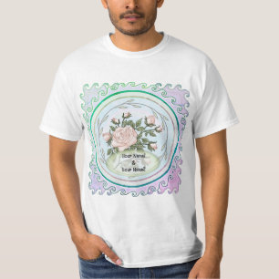 T-shirt Mariage Rose jardin