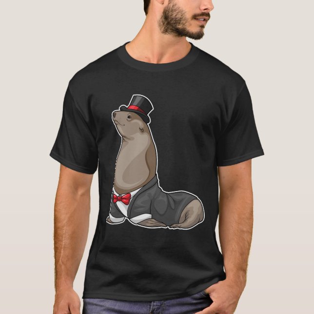 T-shirt Mariage Seal Groom (Devant)