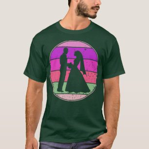 T-shirt Mariage Vintage Mariage Rétro Mariée Marié Cuet Ev
