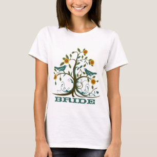 T-shirt Mariages turquoises Inséparables Vintage
