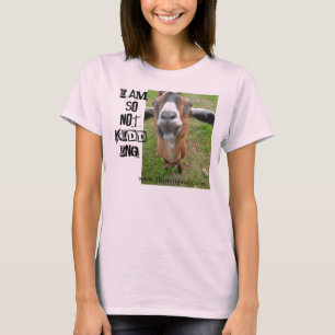 T-shirt Mariah la chèvre - je ne badine ainsi pas la piè