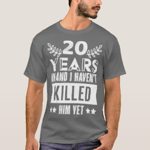 T-shirt Marié 20 ans 20e anniversaire de mariage