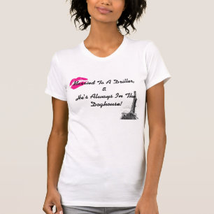 T-shirt Marié à une foreuse