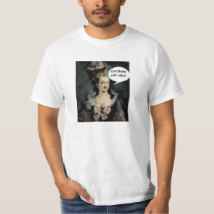 T-shirt Marie Antoinette, les a laissés mangent le gâtea